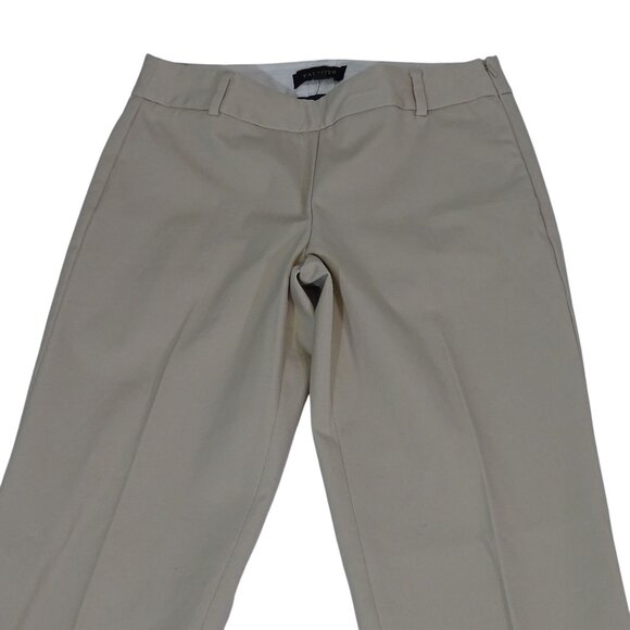 Talbots Women Slimming Heritage Khaki Beige Pants Size 4 Stretch Slim Leg NEW - Picture 5 of 14